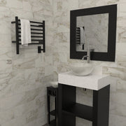 Amba Jeeves Model H Straight Towel Warmer - Matte Black lifestyle 2