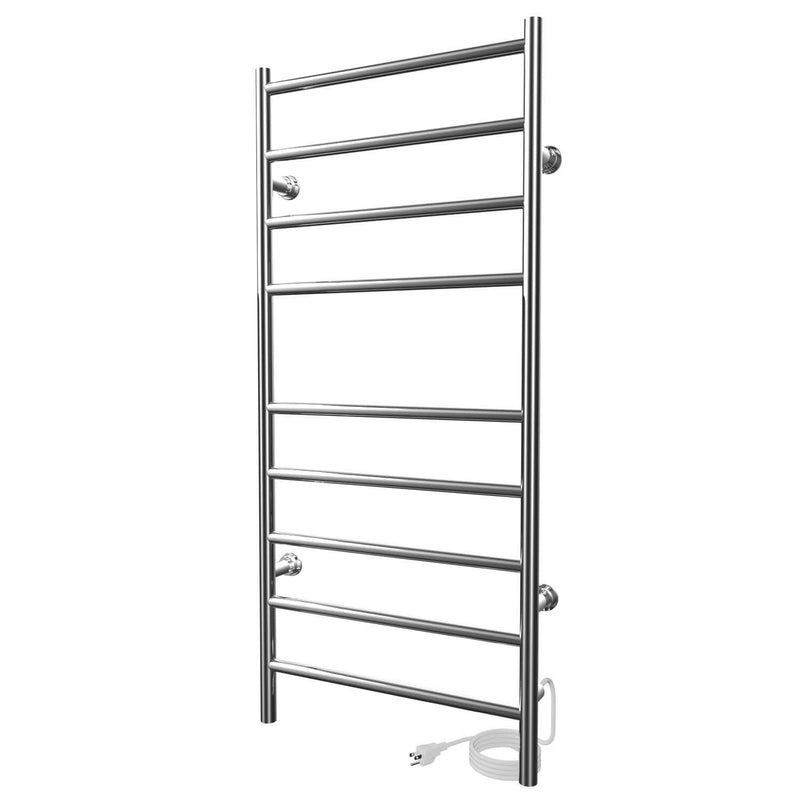 ICO Kontour Linear electric plug-in towel warmer, Chrome