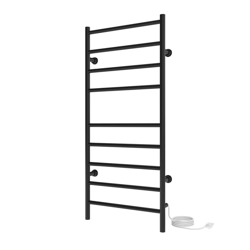 ICO Kontour Linear electric plug-in towel warmer, Polished Nickel