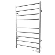 ICO Kontour Linear electric plug-in towel warmer, Brushed Nickel