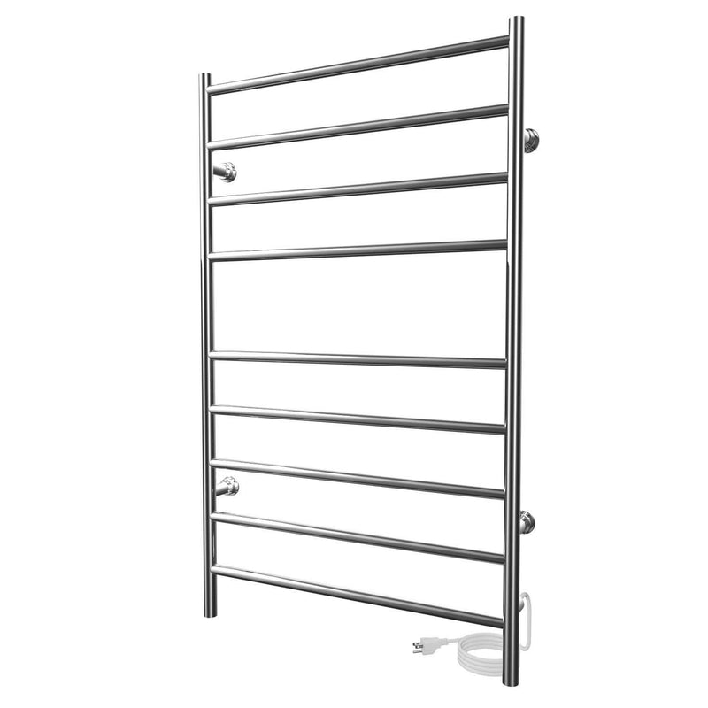 ICO Kontour Linear electric plug-in towel warmer, Chrome