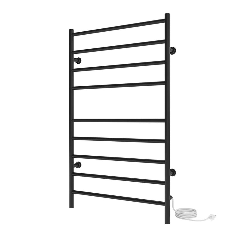 ICO Kontour Linear electric plug-in towel warmer, Polished Nickel
