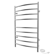 ICO Kontour Convex electric plug-in towel warmer, Chrome