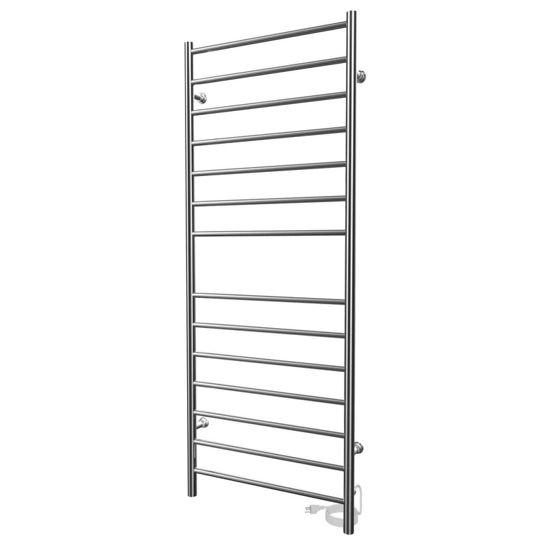 ICO Kontour Linear electric plug-in towel warmer, Chrome
