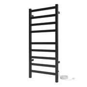 ICO Kontour Square electric plug-in towel warmer, Polished Nickel