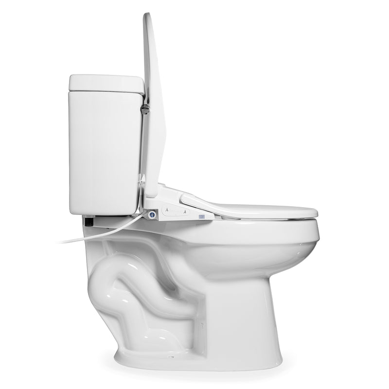 Brondell Swash Eco Thinline T66 Luxury Bidet Toilet Seat with Remote Control, Elongated, White T66-EW