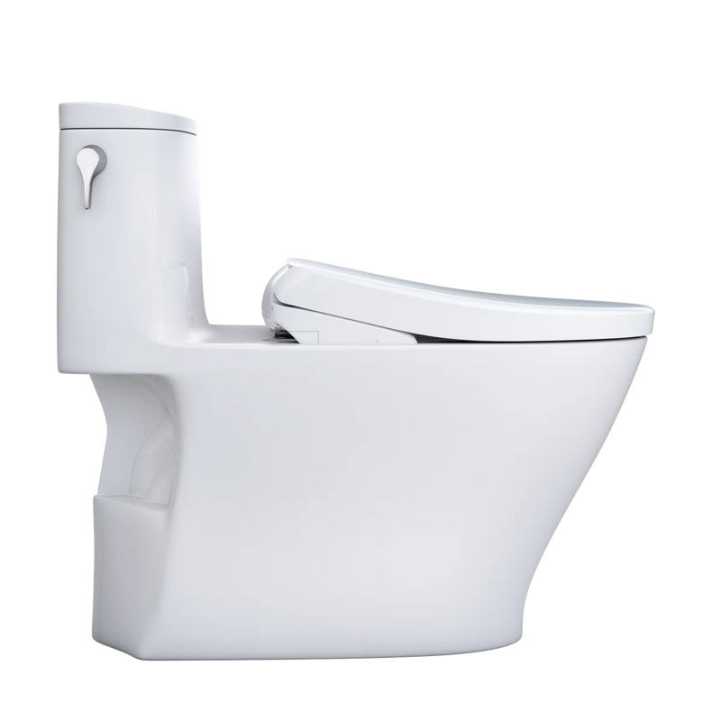 TOTO Nexus 1.28 GPF One-Piece Elongated Toilet Auto Flush WASHLET + S7A Contemporary Bidet Seat MW6424736CEFGA#01
