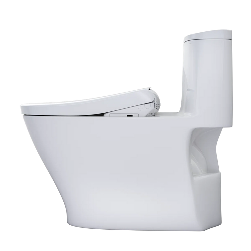 TOTO Nexus 1.28 GPF One-Piece Elongated Toilet Auto Flush WASHLET + S7A Contemporary Bidet Seat MW6424736CEFGA#01
