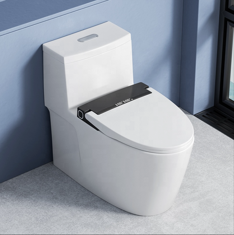 Modern Smart Toilet Seat with Auto Lid, Heated Bidet & Soft Close