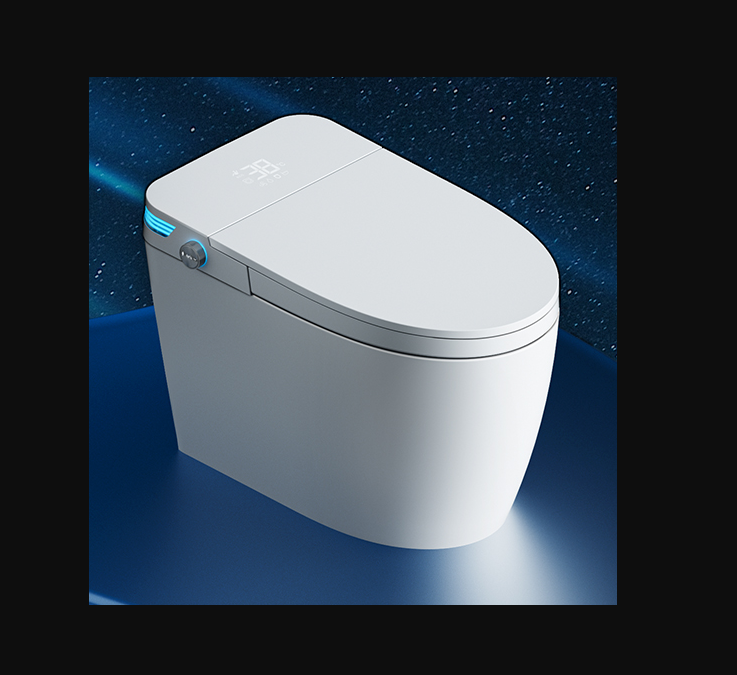 Modern Smart Toilet – Japanese-Style One-Piece