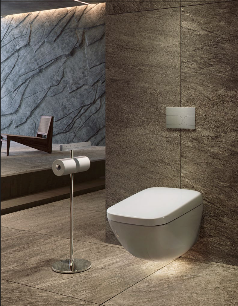 TOTO Neorest WX1 Dual Flush Wall Mounted Toilet with Integrated Bidet Seat CWT9538CEMFG#01
