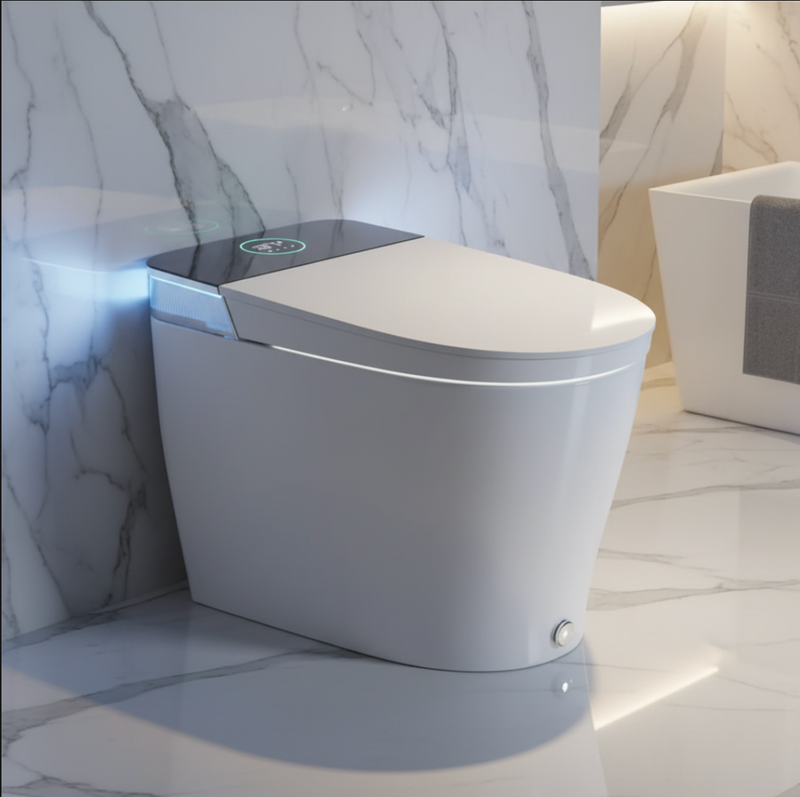 HOROW T38 Bidet Combo Toilet With Mood Light For 12 Inch Rough In Model