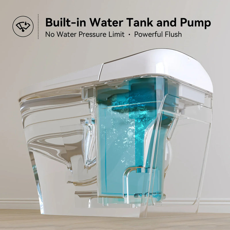 HOROW T03PRO Smart Toilet Built In Tank And Electric Booster Pump Model