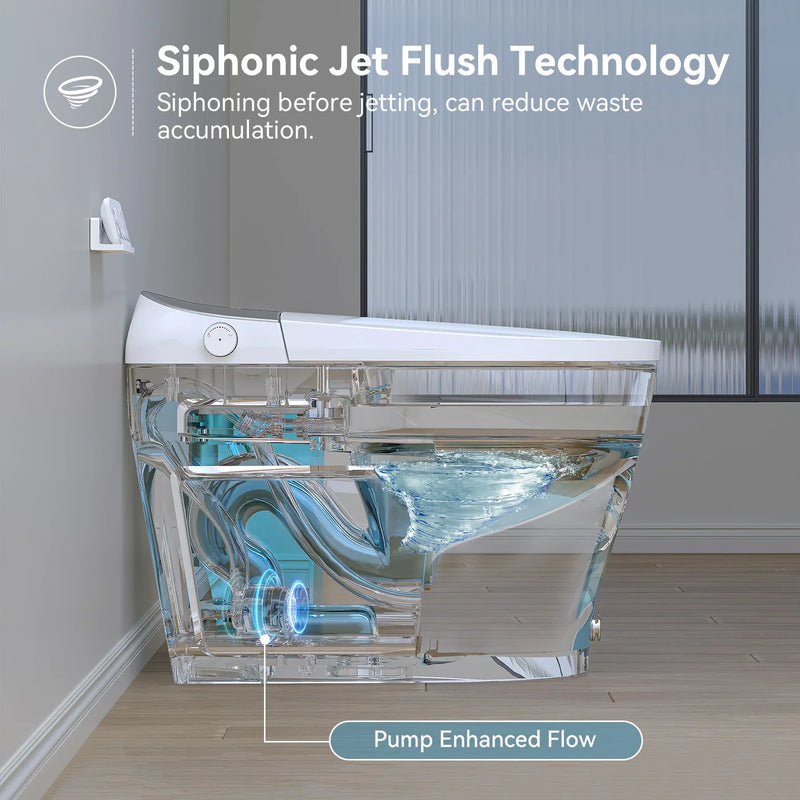 HOROW T03PRO Smart Toilet Built In Tank And Electric Booster Pump Model