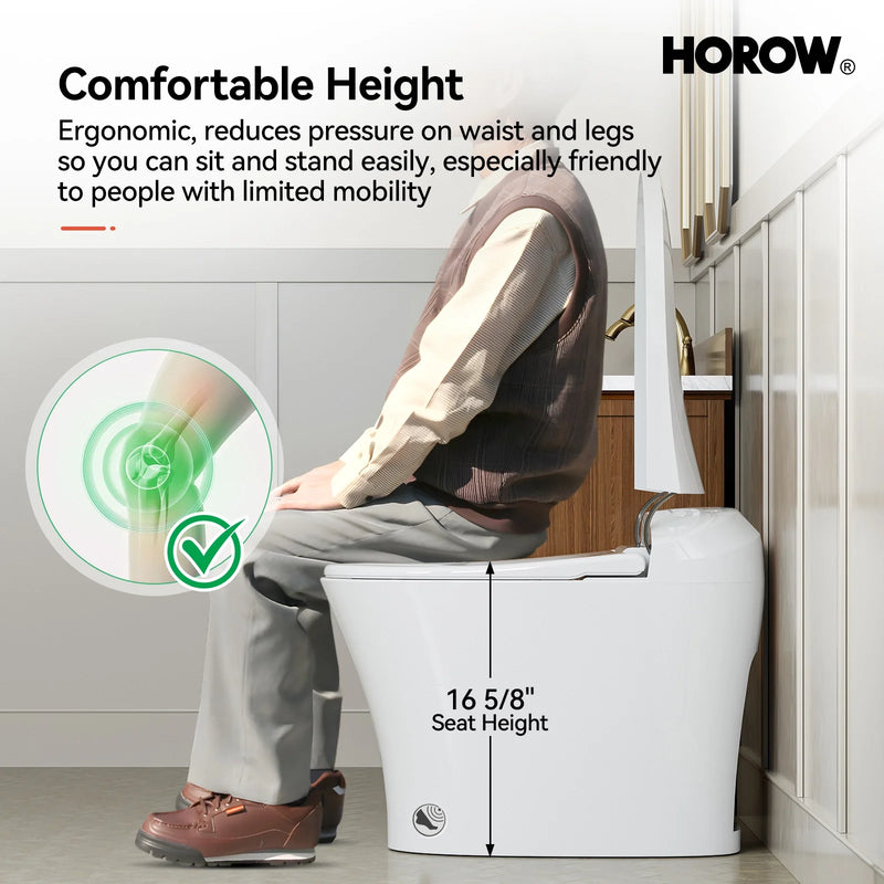 HOROW T10 smart toilet in bathroom