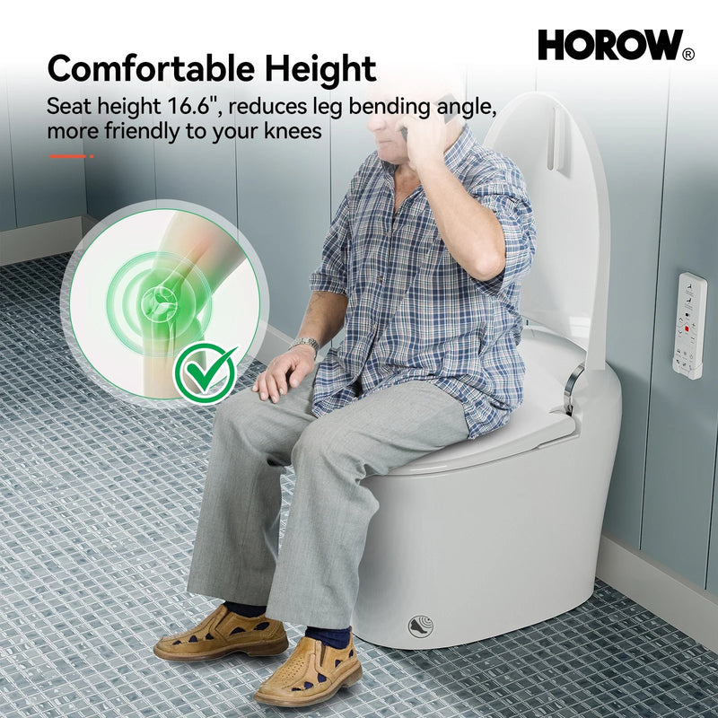 HOROW T16 Smart Toilet With Heated Bidet Dual Flush Toilet Model T16