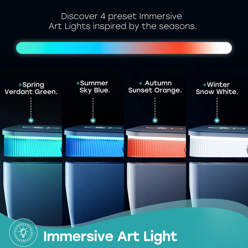 HOROW Bidet Combo Toilet With Mood Light For 12 Inch Rough In Model T38