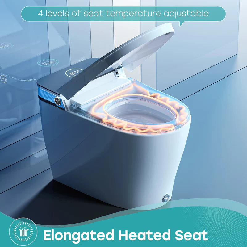 HOROW Bidet Combo Toilet With Mood Light For 12 Inch Rough In Model T38