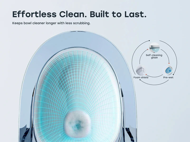 HOROW T38P Smart Toilet With Flush Tank And ADA Compliance For 12 Inch Rough In Model