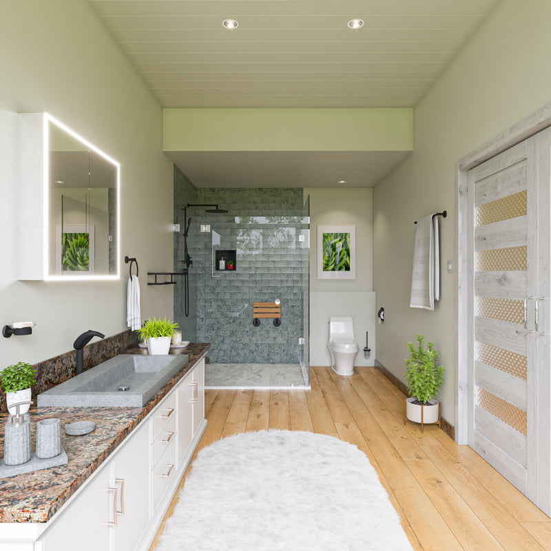 EAGO TB133 Single Flush One Piece Ceramic Toilet