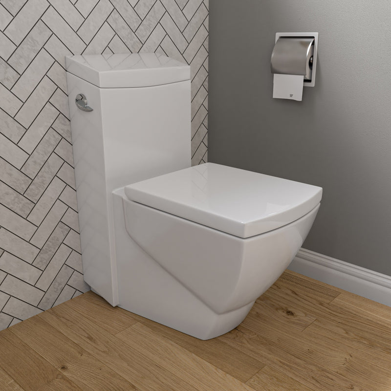 EAGO TB336 One Piece High Efficiency Low Flush Ceramic Toilet TB336