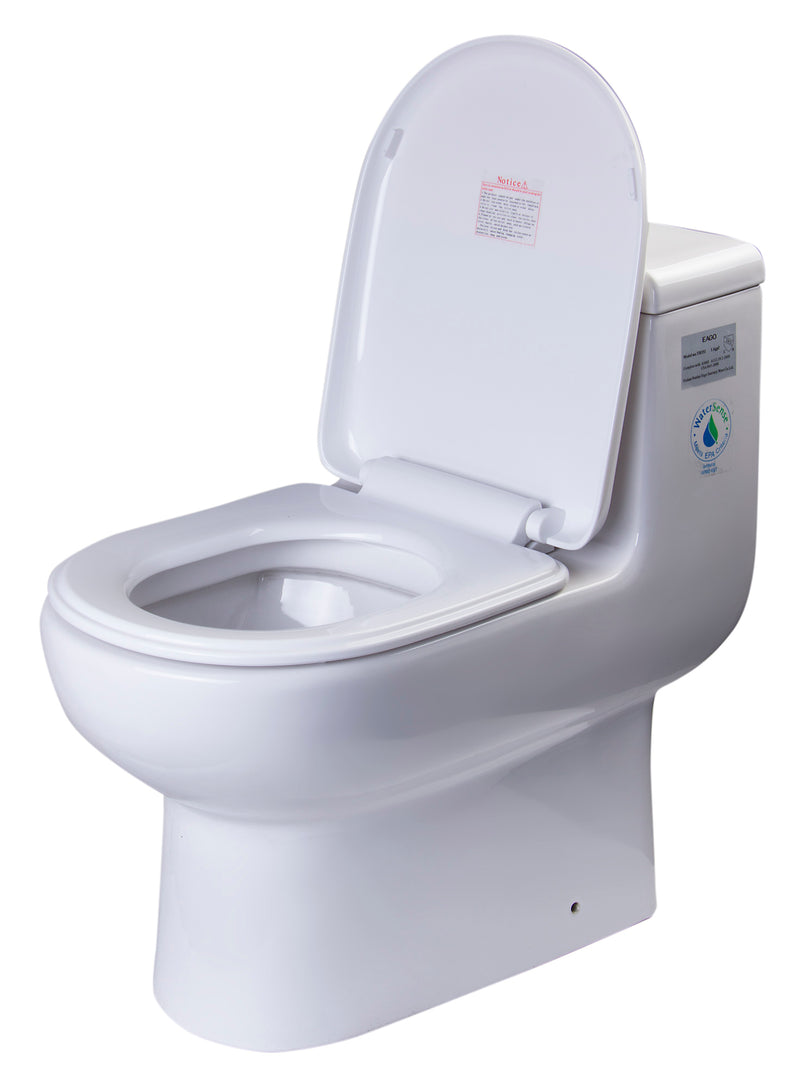 EAGO TB351 Dual Flush One Piece Eco Friendly High Efficiency Toilet TB351
