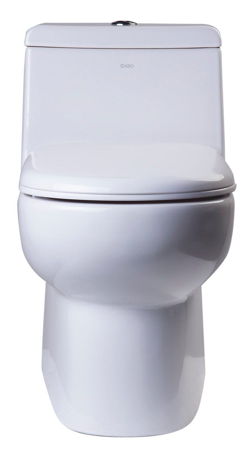 EAGO TB351 Dual Flush One Piece Eco Friendly High Efficiency Toilet TB351
