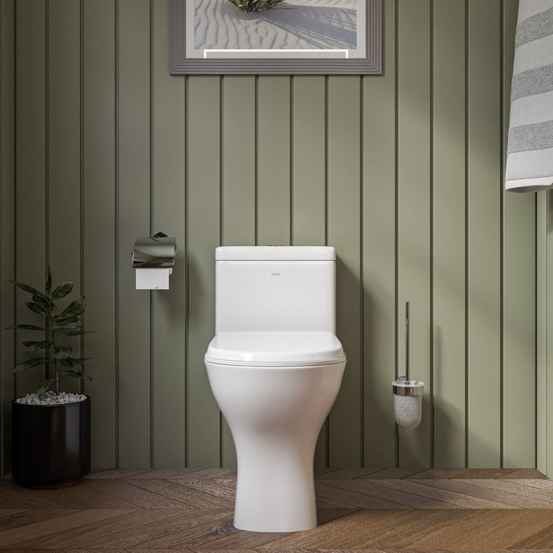 EAGO TB353 Dual Flush One Piece Eco Friendly High Efficiency Toilet TB353