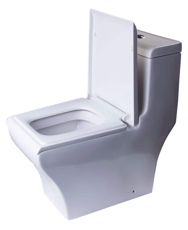 EAGO TB356 Dual Flush One Piece High Efficiency Toilet TB356