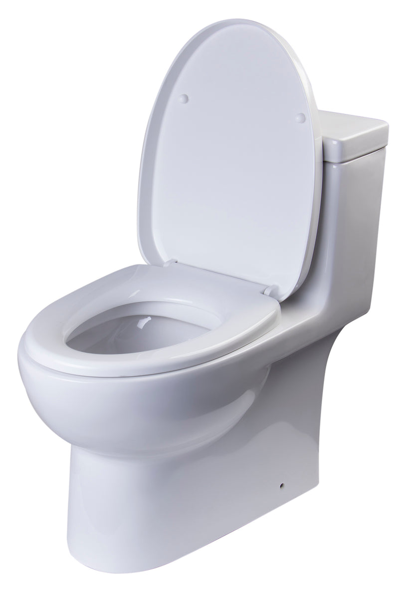 EAGO TB359 Dual Flush One Piece High Efficiency Low Flush Ceramic Toilet TB359