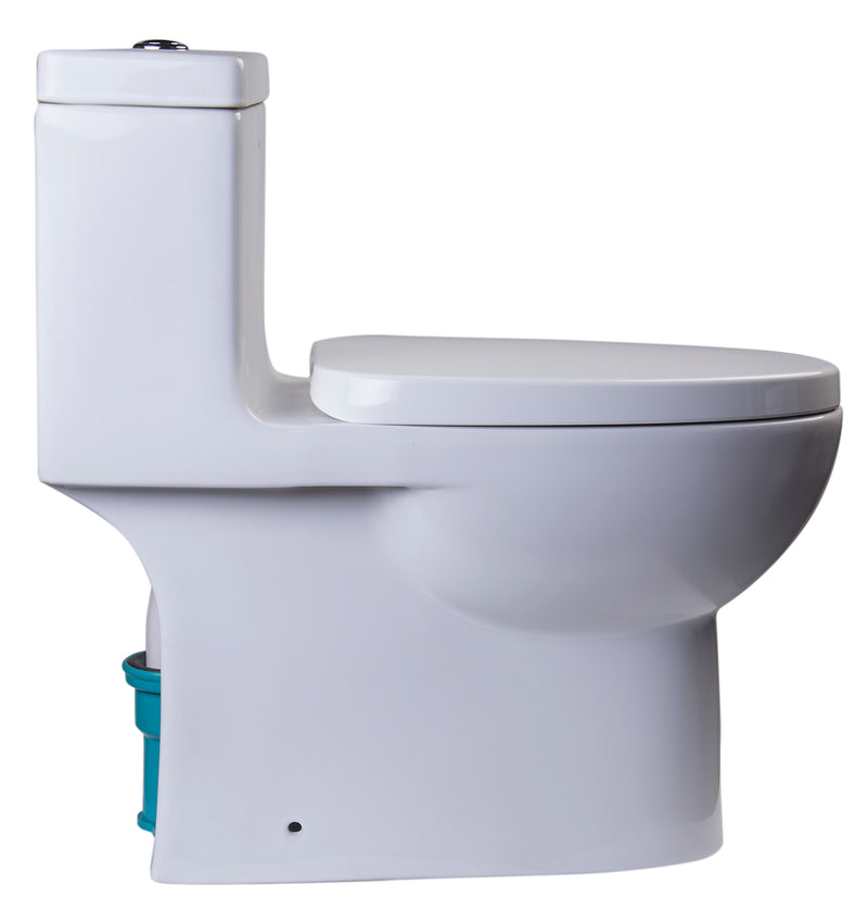 EAGO TB359 Dual Flush One Piece High Efficiency Low Flush Ceramic Toilet TB359