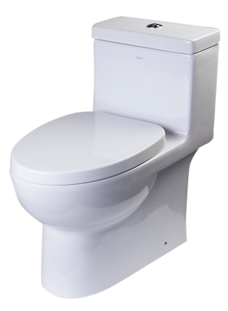 EAGO TB359 Dual Flush One Piece High Efficiency Low Flush Ceramic Toilet TB359