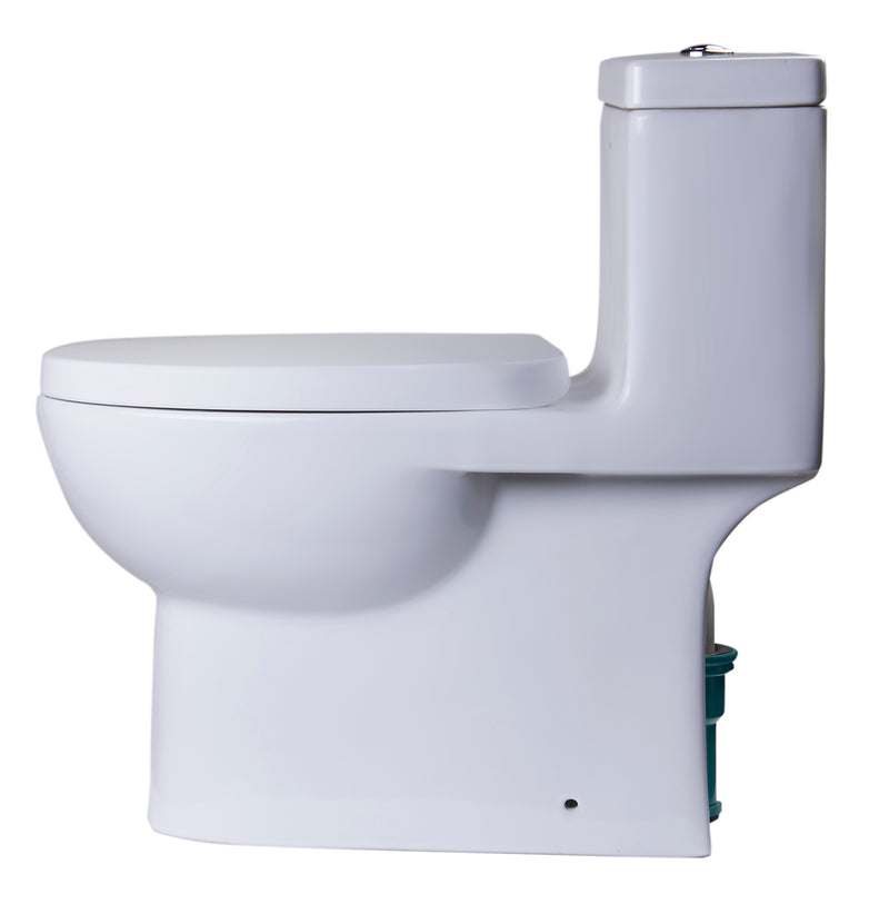 EAGO TB359 Dual Flush One Piece High Efficiency Low Flush Ceramic Toilet TB359