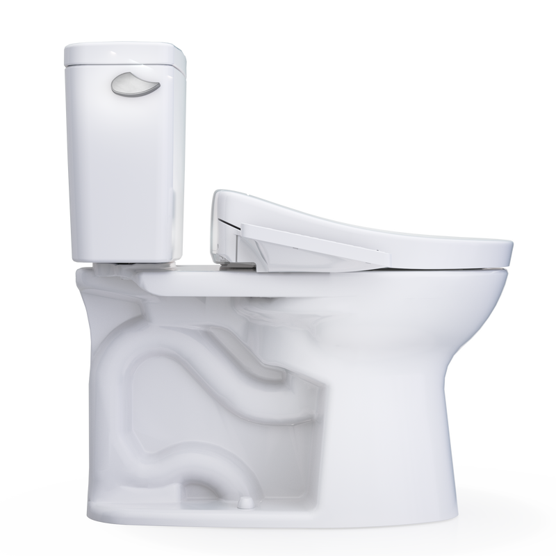 TOTO Drake WASHLET+ S5 Two Piece Toilet 1.6 GPF Universal Height (12"/10" Rough-In)