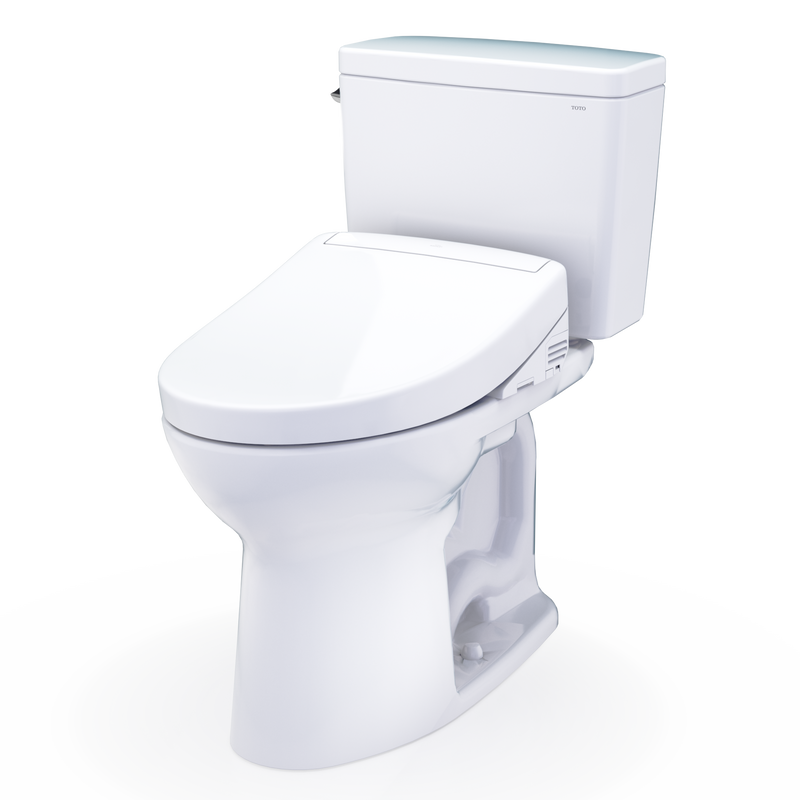 TOTO Drake WASHLET+ S5 Two Piece Toilet 1.28 GPF Regular Height MW7763446CEG#01