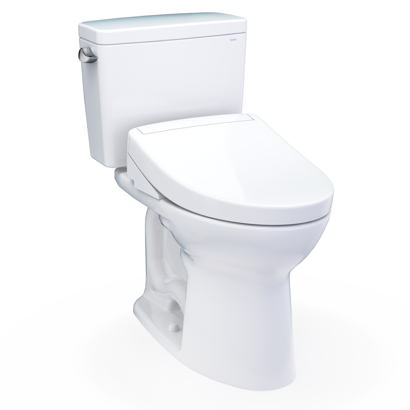TOTO Drake WASHLET+ S5 Two Piece Toilet 1.6 GPF Universal Height (12"/10" Rough-In)