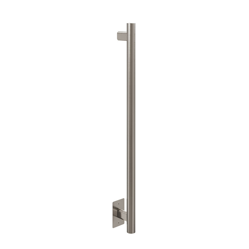 ICO Como electric hardwired towel warmer, 36 inch, Brushed Nickel