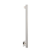 ICO Como electric hardwired towel warmer, 36 inch, Polished Nickel