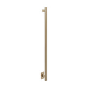 ICO Como electric hardwired towel warmer, 48 inch, Brushed Bronze