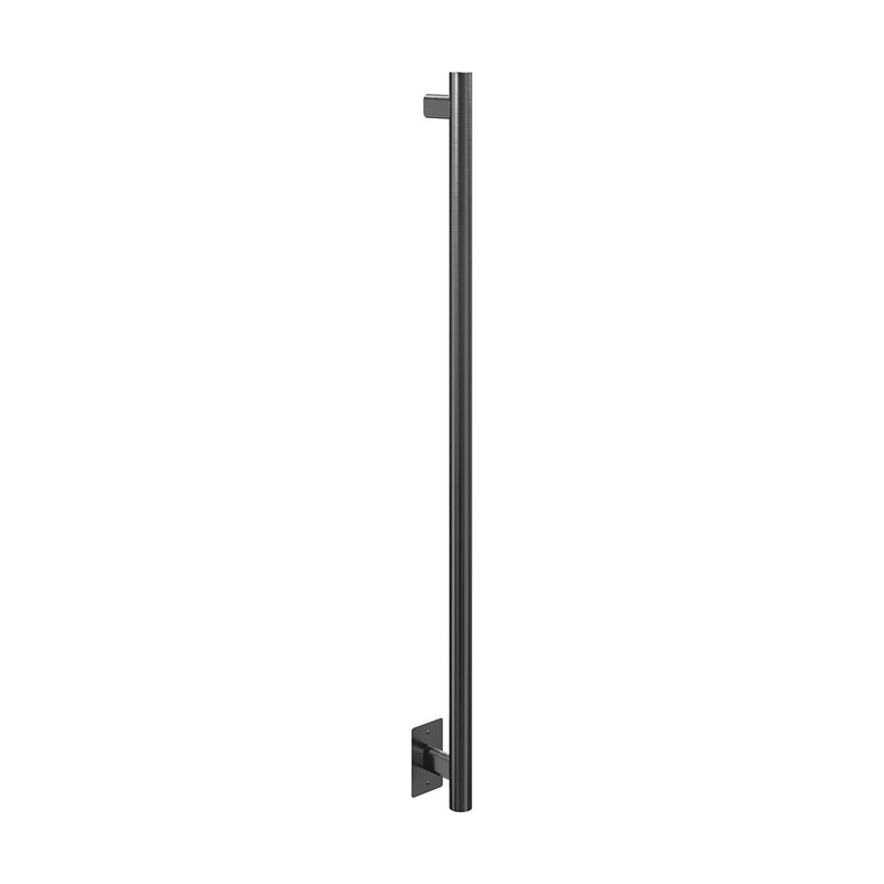 ICO Como electric hardwired towel warmer, 48 inch, Gunmetal
