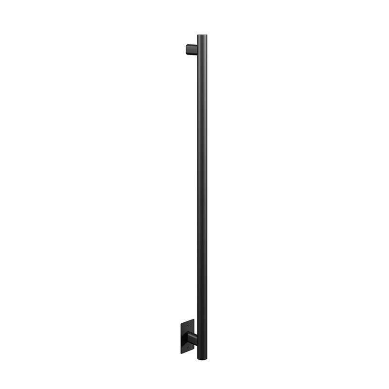 ICO Como electric hardwired towel warmer, 48 inch, Matte Black
