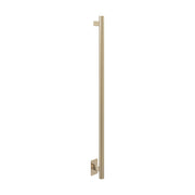 ICO Como electric hardwired towel warmer, 48 inch, Satin Brass