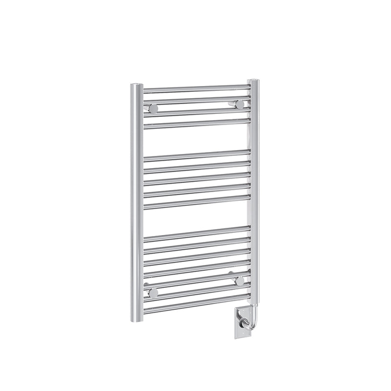 ICO Savoy electric hardwired towel warmer, 19 x 31 in, Chrome