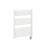 ICO Savoy electric hardwired towel warmer, 23.5 x 31 in, Gloss White