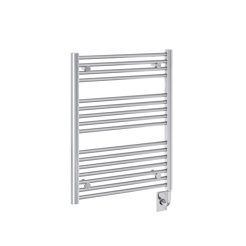 ICO Savoy electric hardwired towel warmer, 23.5 x 31 in, Chrome