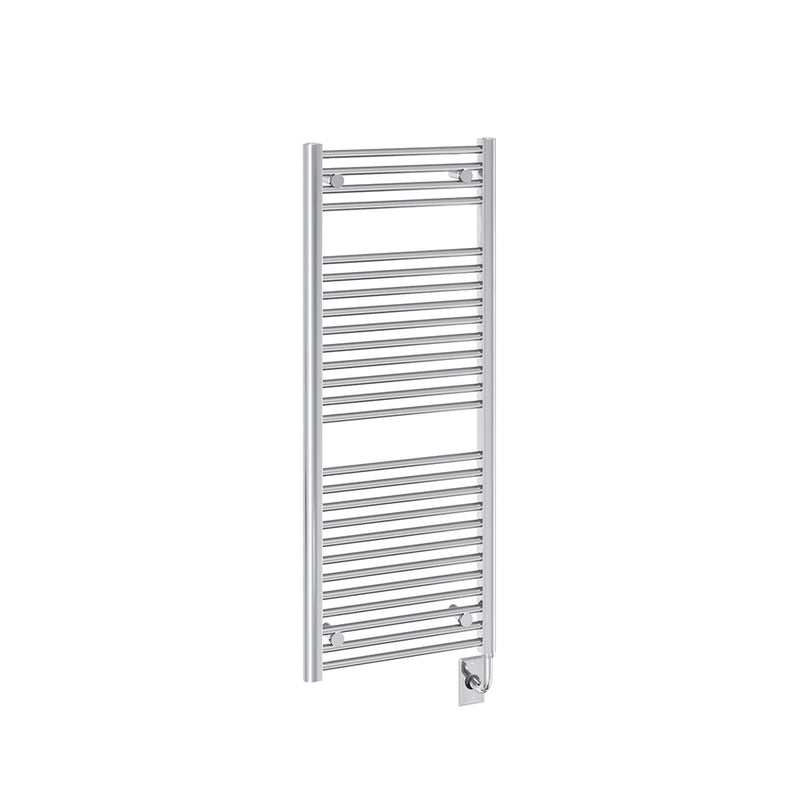 ICO Savoy electric hardwired towel warmer, 19 x 47.5 in, Chrome