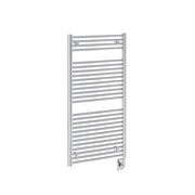 ICO Savoy electric hardwired towel warmer, 23.5 x 47.5 in, Chrome
