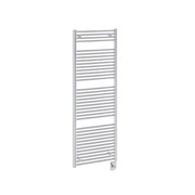 ICO Savoy electric hardwired towel warmer, 23.5 x 66.5 in, Chrome