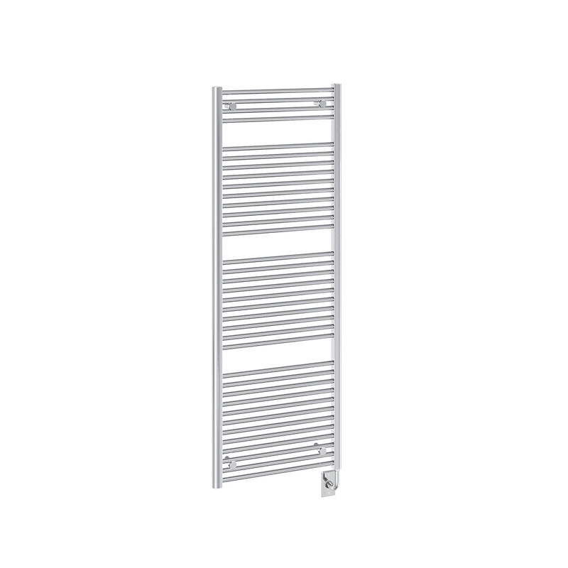 ICO Savoy electric hardwired towel warmer, 23.5 x 66.5 in, Chrome