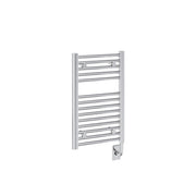 ICO Savoy electric hardwired towel warmer, 15.5 x 25 in, Chrome
